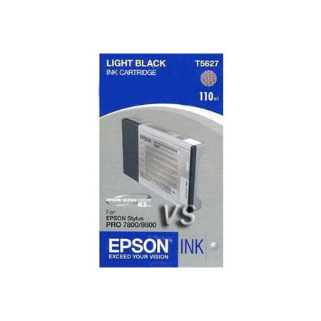 New, Pre-Owned - Epson T5627 Light Black 110ml Ink Cartridge