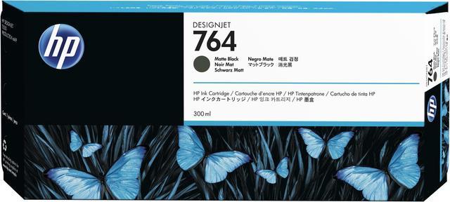 New, Pre-Owned - HP 764 300-ml Matte Black Designjet Ink Cartridge | C1Q16A