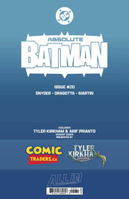 [FOIL] ABSOLUTE BATMAN #20 TYLER KIRKHAM EXCLUSIVE VIRGIN VAR (05/13/2026)