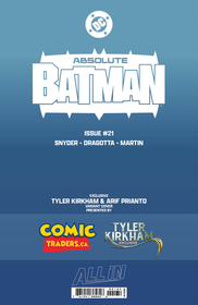 [FOIL]ABSOLUTE BATMAN #21 TYLER KIRKHAM EXCLUSIVE BATTLE DAMAGED DEATHSTROKE VIRGIN VAR (06/17/2026)