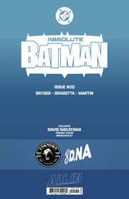 ABSOLUTE BATMAN #20 DAVID NAKAYAMA EXCLUSIVE VIRGIN VAR (05/13/2026)