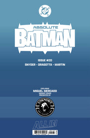 [FOIL] ABSOLUTE BATMAN #20 MIGUEL MERCADO EXCLUSIVE VIRGIN VAR (05/13/2026)