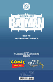 ABSOLUTE BATMAN #21 TYLER KIRKHAM EXCLUSIVE BATTLE DAMAGED DEATHSTROKE VAR (06/17/2026)