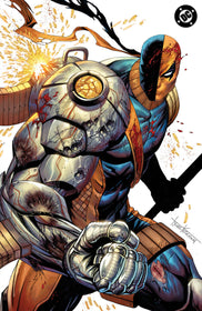 ABSOLUTE BATMAN #21 TYLER KIRKHAM EXCLUSIVE BATTLE DAMAGED DEATHSTROKE VIRGIN VAR (06/17/2026)