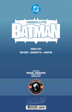 [GLOW IN THE DARK] ABSOLUTE BATMAN #21 MIGUEL MERCADO EXCLUSIVE VAR (06/17/2026)