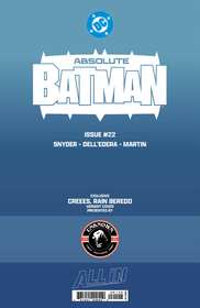 [FOIL] ABSOLUTE BATMAN #22 CREEES EXCLUSIVE VIRGIN VAR (07/08/2026)