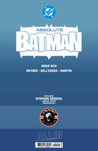 ABSOLUTE BATMAN #22 STEPHEN SEGOVIA EXCLUSIVE VAR (07/08/2026)