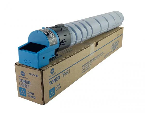 New, Pre-Owned - Konica Minolta TN626C Standard Yield Cyan Toner Cartridge, ACV1430