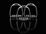 American Equus Limited Edition English Hunter EQ Slim Fillis 7 Crystal Stirrups