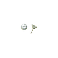 14k Yellow Gold 3.50 ct Cubic Zirconia Round Earrings