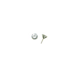14k Yellow Gold 1.90 ct Cubic Zirconia Round Earrings