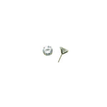 14k Yellow Gold 2.65 ct Cubic Zirconia  Round Earrings
