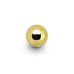 Solid 14K Yellow Gold Replacement Ball 3mm - 16G