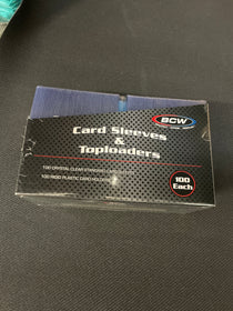 BCW 100-Count Card Sleeve & Toploader Combo Pack
