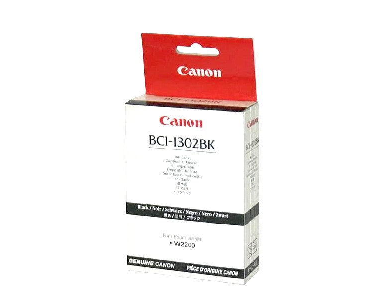 New, Pre-Owned - Canon BCI-1302BK (BCI-1302) 130-ml Black Inkjet Cartridge