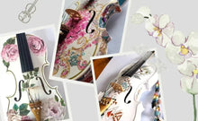 Rose White 1/2 Violin Outfit