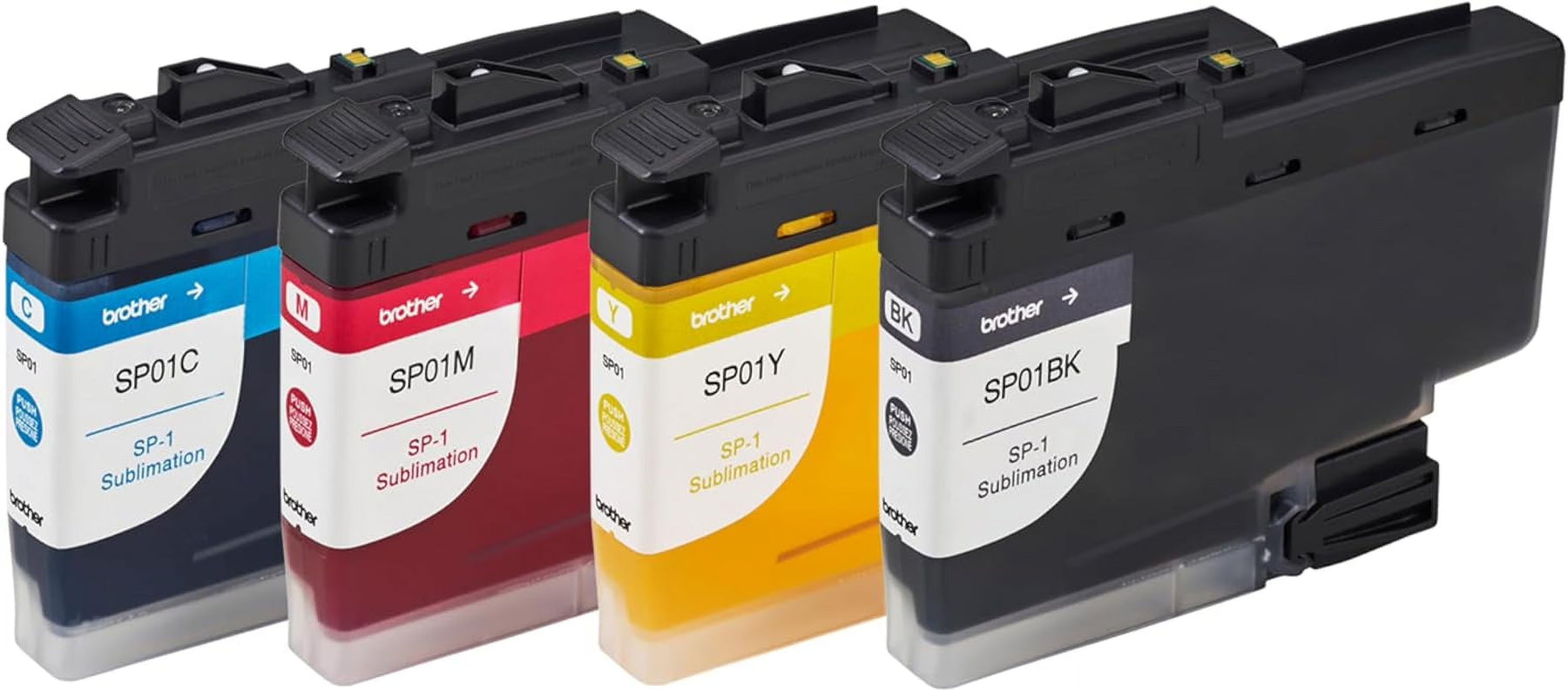 New, Pre-Owned - Brother SP01 Standard Yield Multi-Color (4-Pack) Ink Cartridge, (SP014PKPLS-OD)