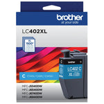 New, Pre-Owned - Brother LC402XLC High Yield Cyan Ink Cartridge