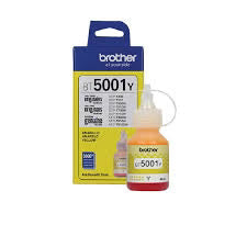 New, Pre-Owned - Brother BT5001 High Yield Yellow ink bottle