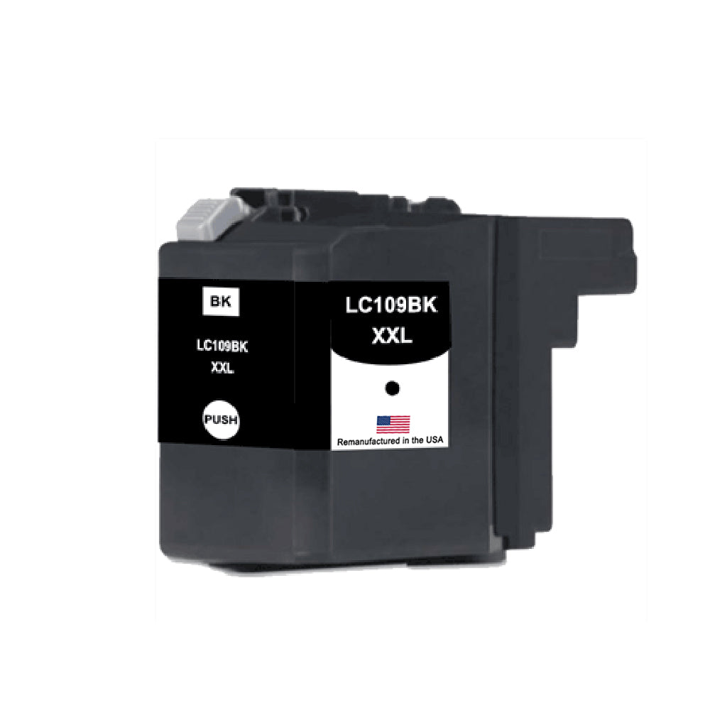 U.S. Remanufactured for Brother LC109BK XXL Super High Yield Black Ink Cartridges