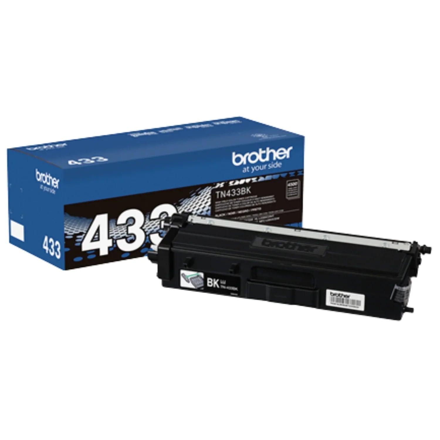 New, Pre-Owned - Brother TN-433 Black Toner Cartridge, TN433BK