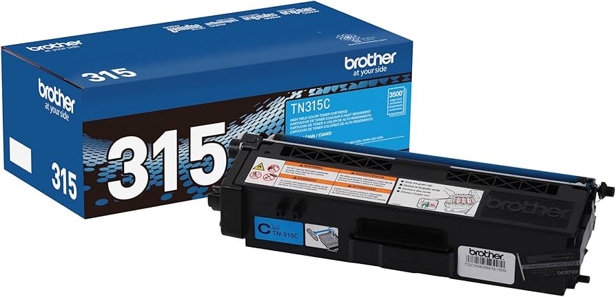 New, Pre-Owned - Brother TN315C High-Yield Cyan Toner Cartridge