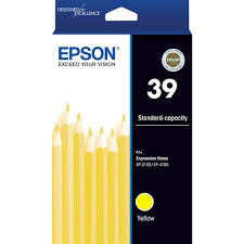 New, Pre-Owned - Epson 39 Standard Yield Yellow Ink Cartridge, C13T04L492