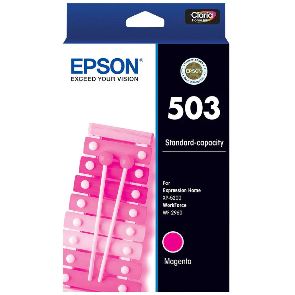 New, Pre-Owned - Epson 503 Standard Yield Magenta Ink Cartridge, C13T09Q34010