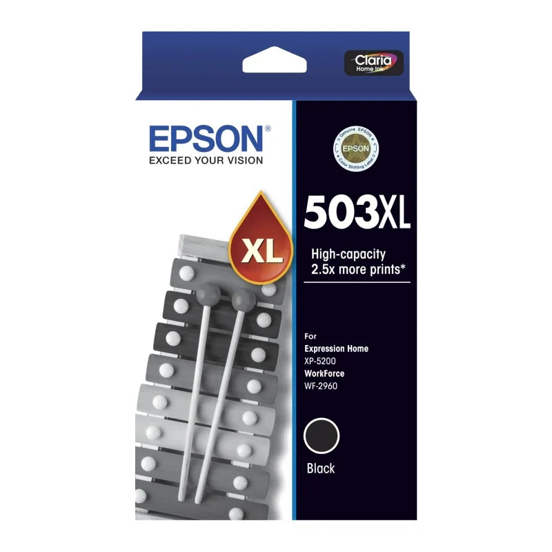 New, Pre-Owned - Epson 503XL High Yield Black Ink Cartridge, C13T09R14010