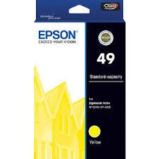 New, Pre-Owned - Epson 49 Standard Yield Yellow Ink Cartridge, C13T10E492