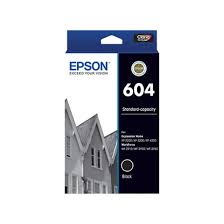 New, Pre-Owned - Epson 604 Standard Yield Black Ink Cartridge, C13T10G14010