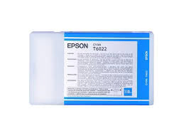 New, Pre-Owned - Epson T6022 Standard Yield 110ml Cyan Ink Cartridge, C13T602200