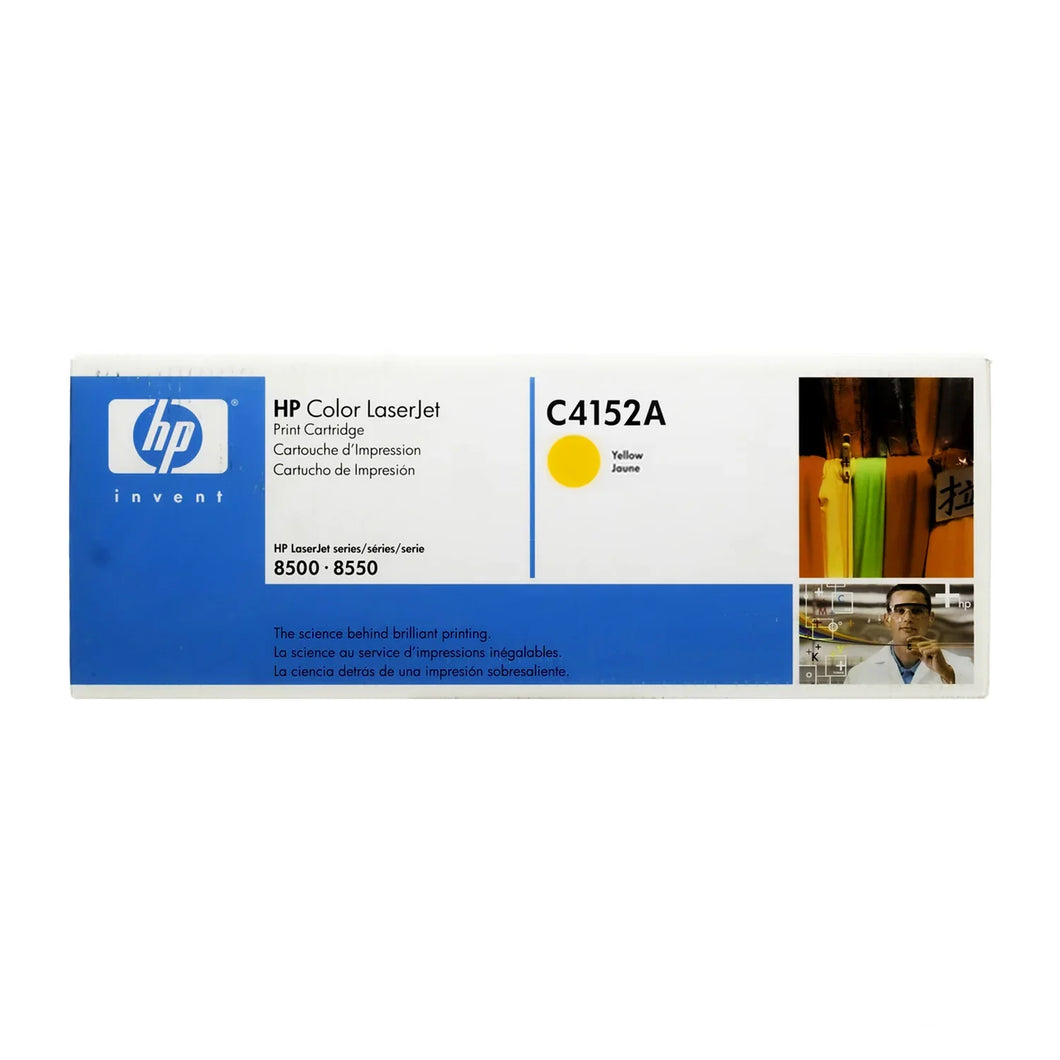 New, Pre-Owned - HP C4152A High-Yield Yellow LaserJet Toner Cartridge