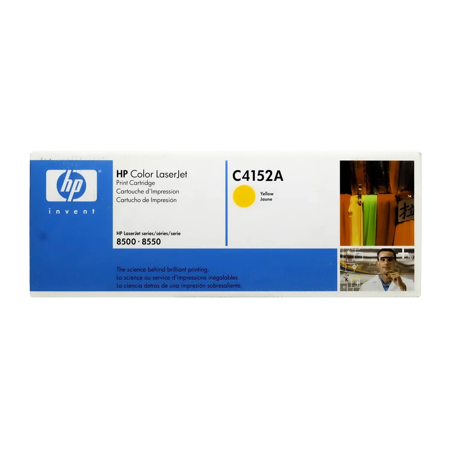 New, Pre-Owned - HP C4152A High-Yield Yellow LaserJet Toner Cartridge