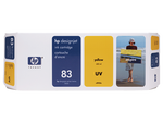 New, Pre-Owned - HP 83 UV 680-ml (C4943A) Yellow Ink Cartridge