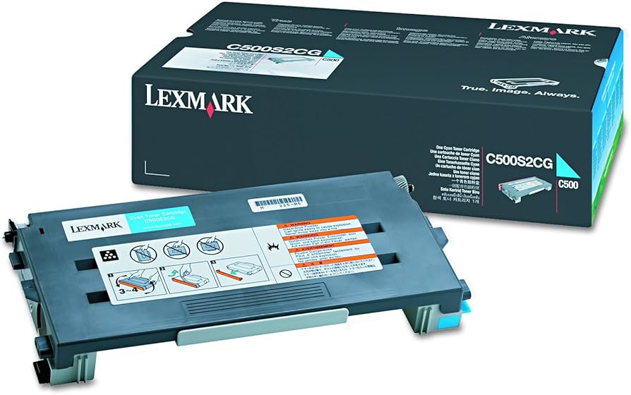 New, Pre-Owned - Lexmark C500S2CG Standard Yield Cyan Toner Cartridge