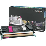 New, Pre-owned, Original Lexmark C5246MH High Yield Magenta Toner Cartridge