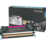 New, Pre-owned, Original Lexmark C746A4MG Standard Yield Magenta Toner Cartridge