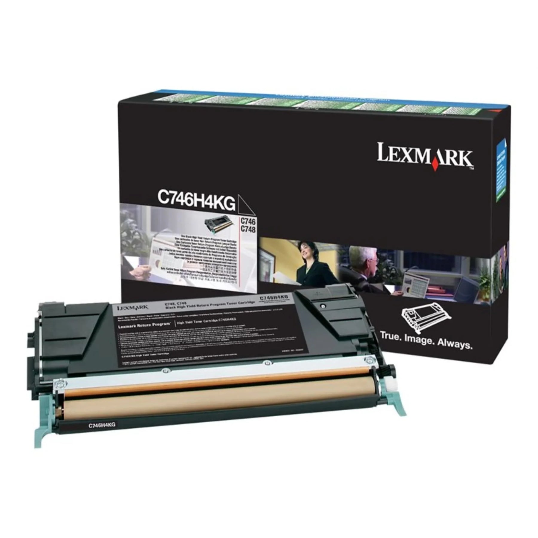 New, Pre-Owned - Lexmark C746H4KG High Yield Black Toner Cartridge