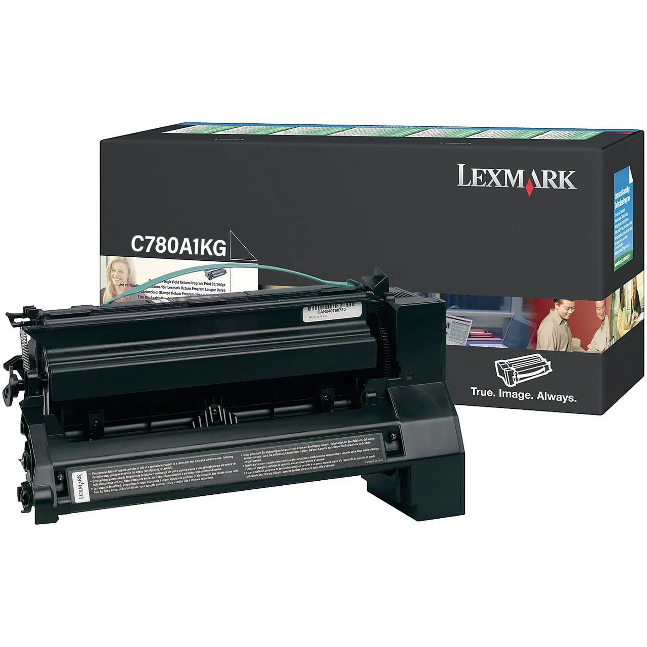 New, Pre-Owned - Lexmark C780A1KG Standard Yield Black Toner Cartridge