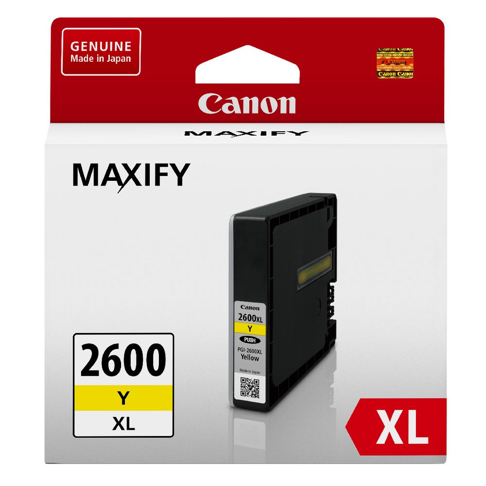 New, Pre-Owned - Canon PGI-2600XL Yellow Ink Cartridge