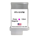 U.S. Remanufactured for Canon PFI-101PM 130ml Photo Magenta Ink Cartridge