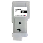 U.S. Remanufactured for Canon PFI-207BK 300ml Black Ink Cartridge