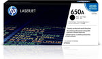 New, Pre-Owned - HP 650A Standard-Yield Black Laser Toner Cartridge, CE270A