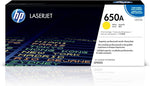New, Pre-Owned - HP 650A Standard-Yield Yellow Laser Toner Cartridge, CE272A