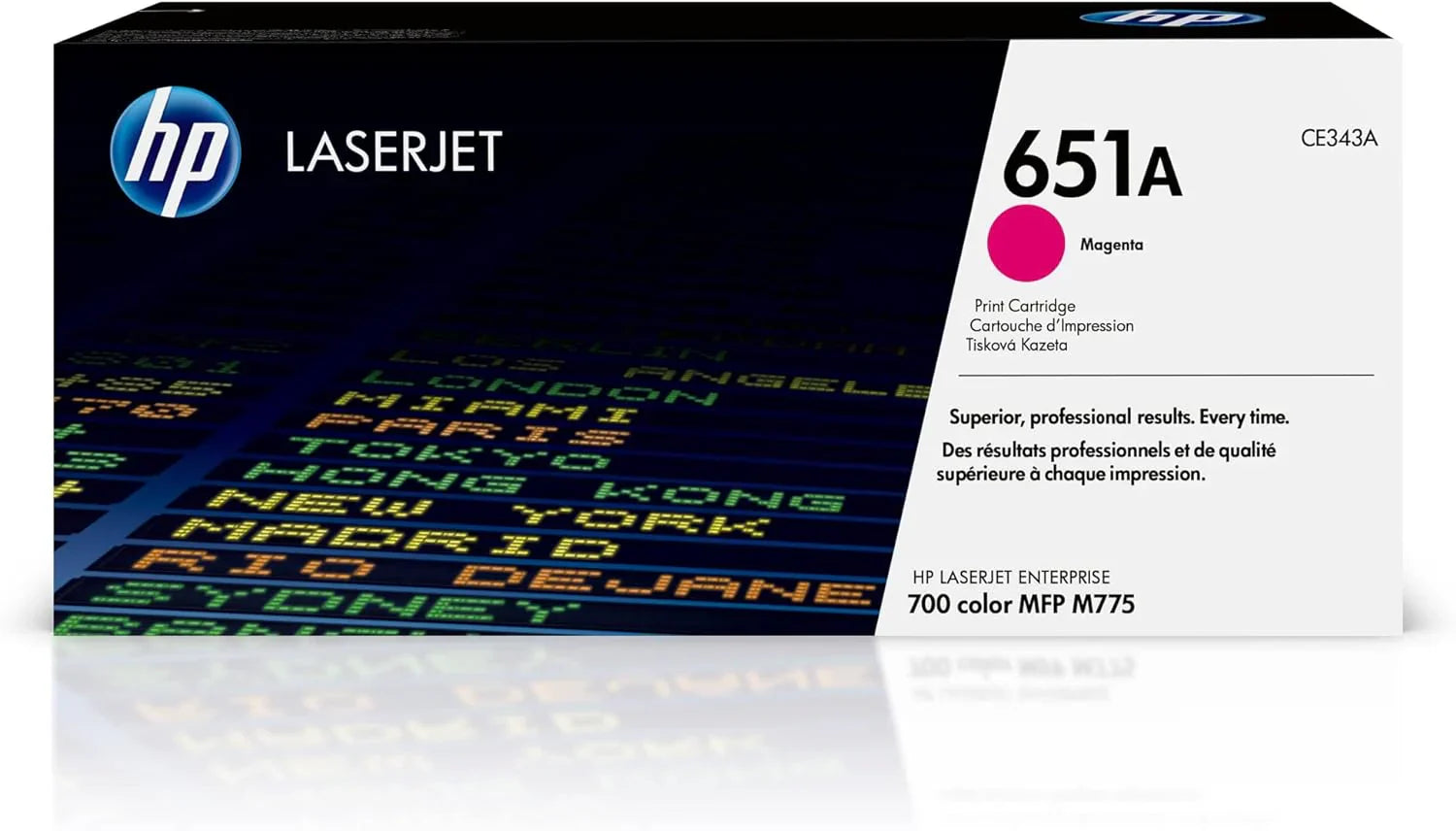 New, Pre-Owned - HP 651A Standard-Yield Magenta Toner Cartridge, CE343A