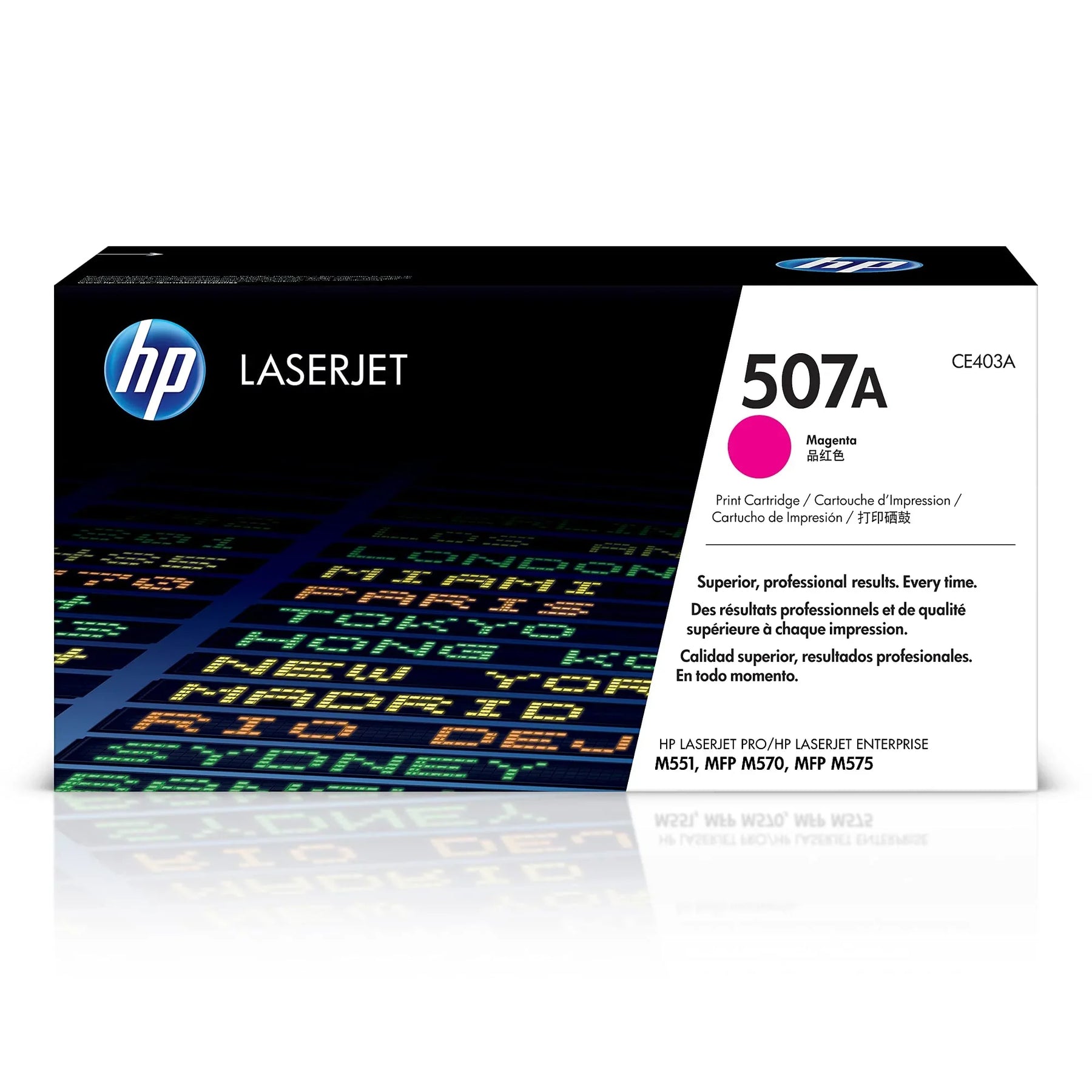 New, Pre-Owned - HP 507A Standard-Yield Magenta Toner Cartridge, CE403A