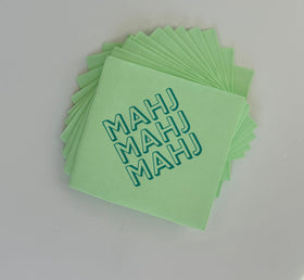 Mah Jong Cocktail Napkins