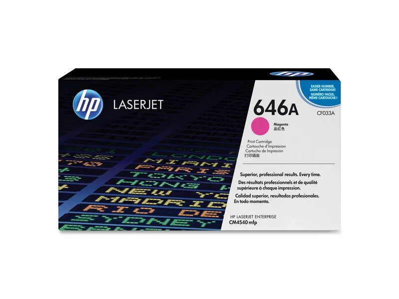 New, Pre-Owned - HP 646A Standard-Yield Magenta Toner Cartridge, CF033A