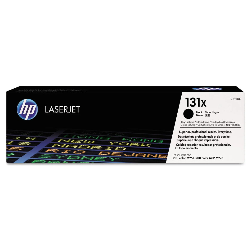 New, Pre-Owned - HP 131X High Yield Black Toner Cartridge, CF210X